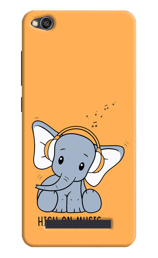 High On Music Redmi 4A Hard Case Back Cover by Casekaro
