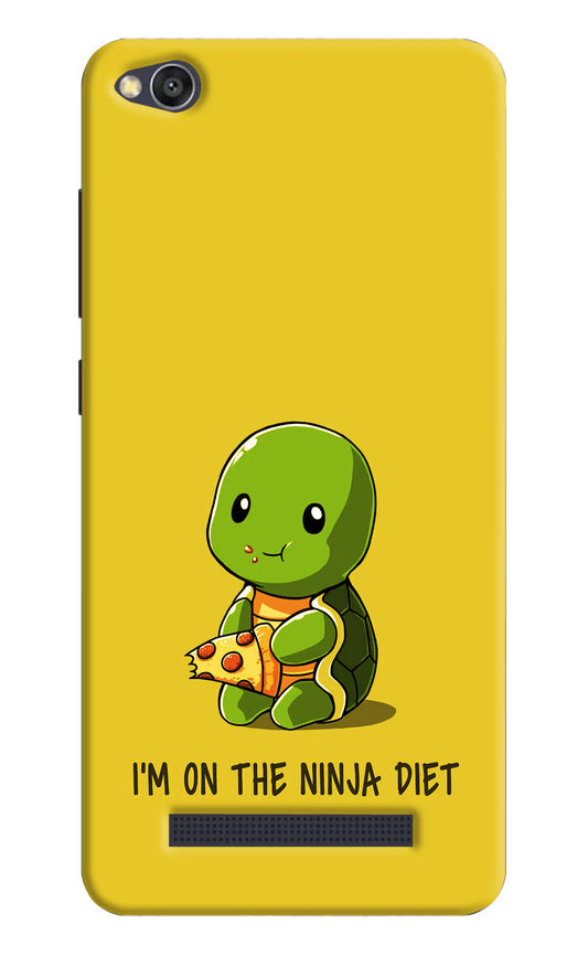 I'm on Ninja Diet Redmi 4A Hard Case Back Cover by Casekaro