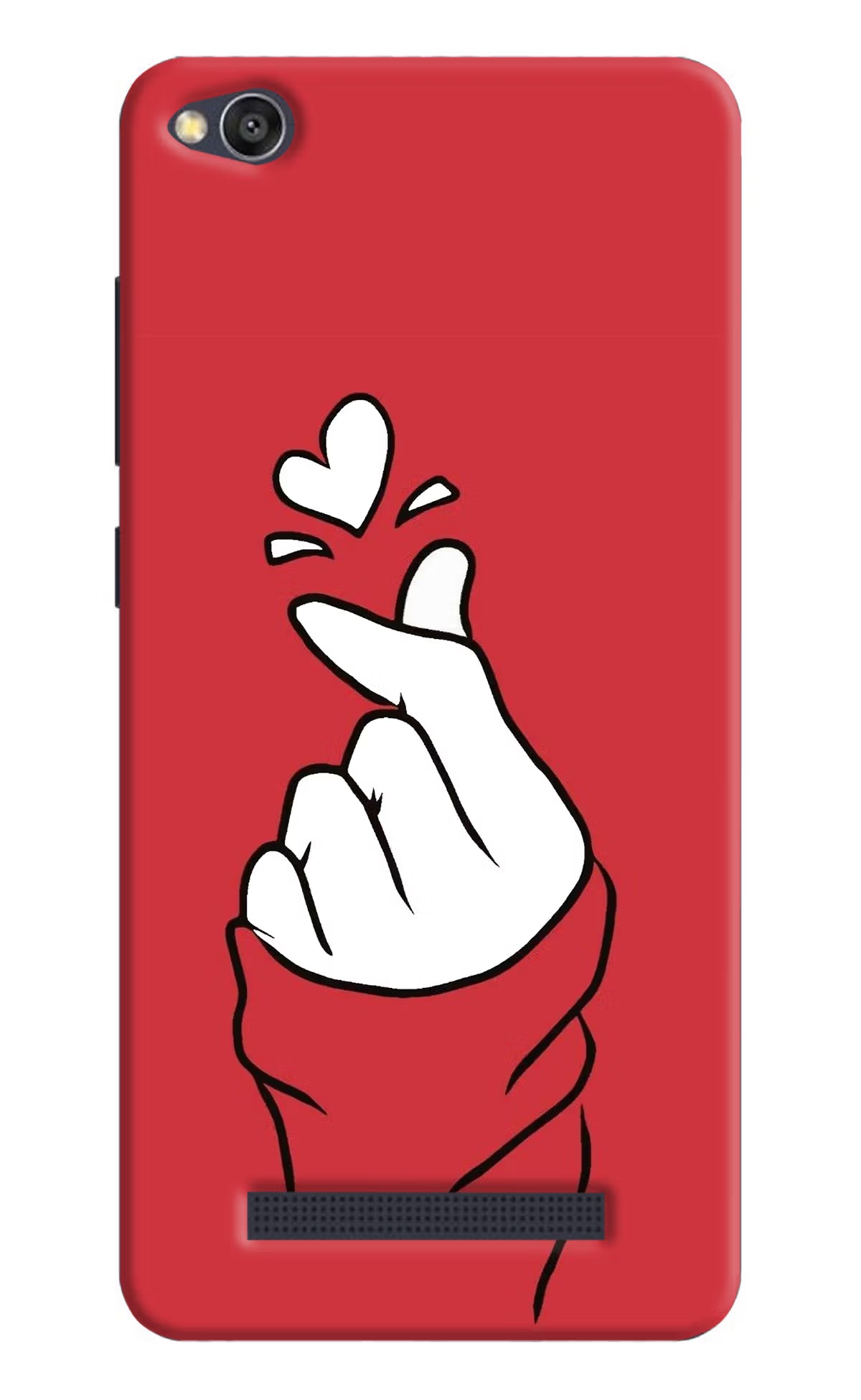 Korean Love Sign Redmi 4A Hard Case Back Cover by Casekaro