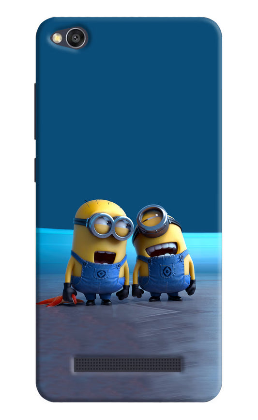 Minion Laughing Redmi 4A Hard Case Back Cover by Casekaro
