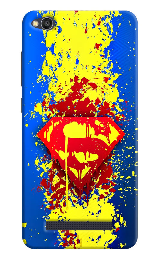 Superman logo Redmi 4A Hard Case Back Cover by Casekaro