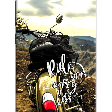 Ride More Worry Less Redmi 4A Hard Case Back Cover by Casekaro