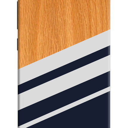 Blue and white wooden Redmi 4A Hard Case Back Cover by Casekaro