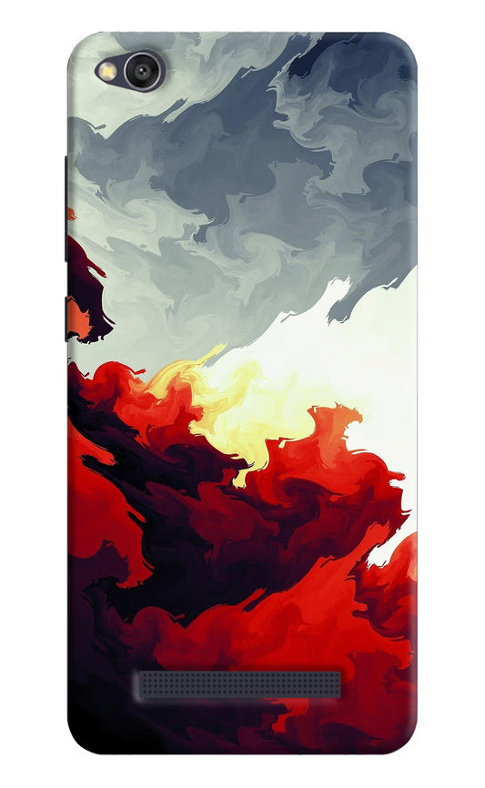Fire Cloud Redmi 4A Hard Case Back Cover by Casekaro