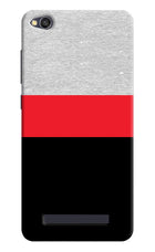 Tri Color Pattern Redmi 4A Hard Case Back Cover by Casekaro