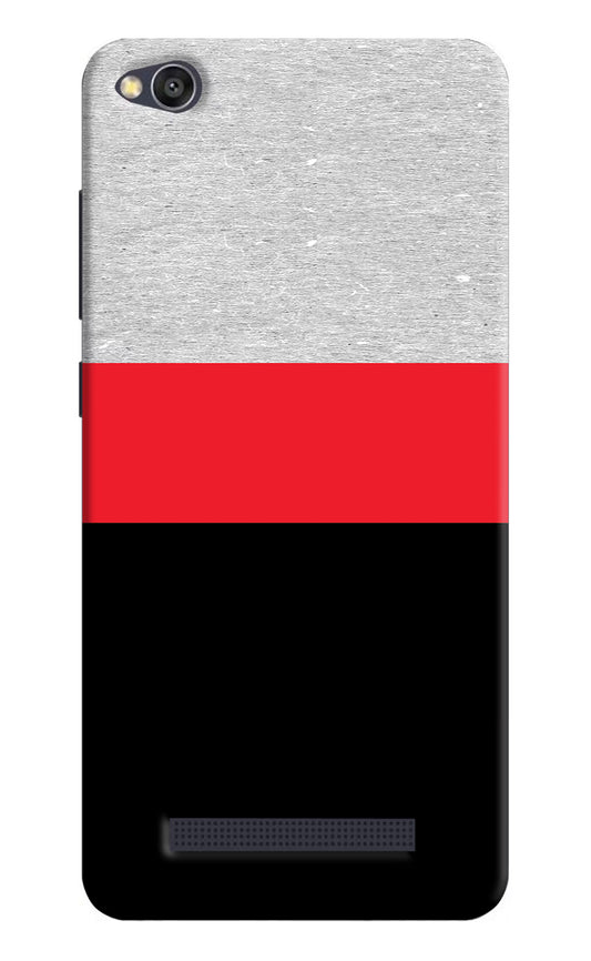 Tri Color Pattern Redmi 4A Hard Case Back Cover by Casekaro