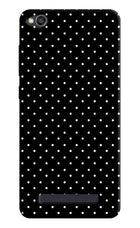 White Dots Redmi 4A Hard Case Back Cover by Casekaro