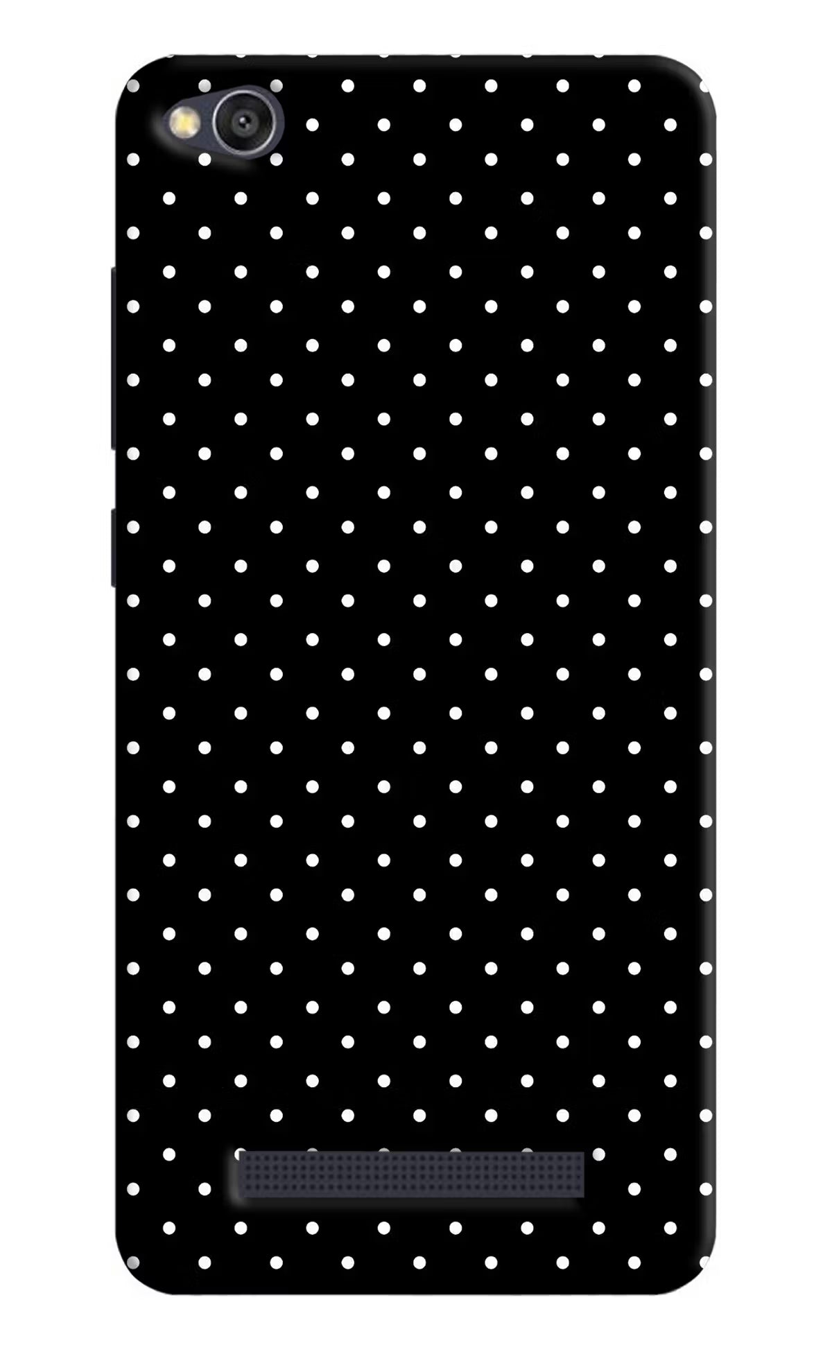 White Dots Redmi 4A Hard Case Back Cover by Casekaro