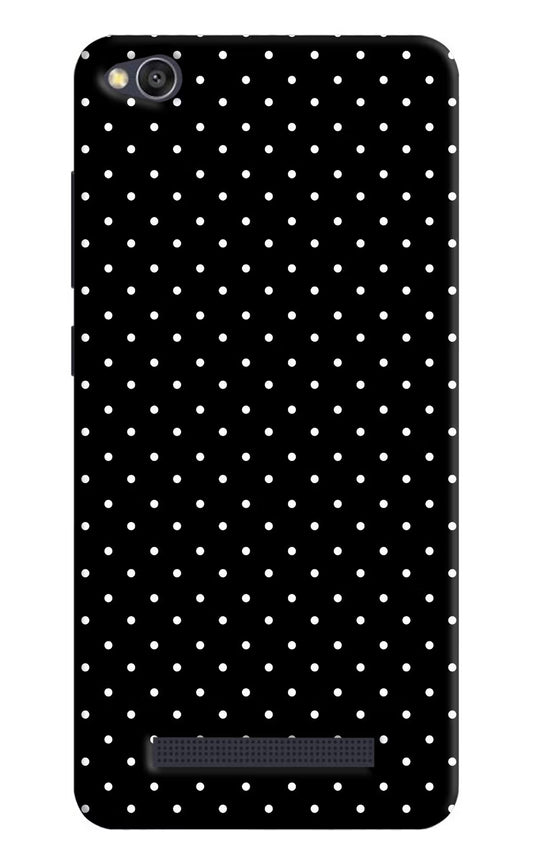 White Dots Redmi 4A Hard Case Back Cover by Casekaro