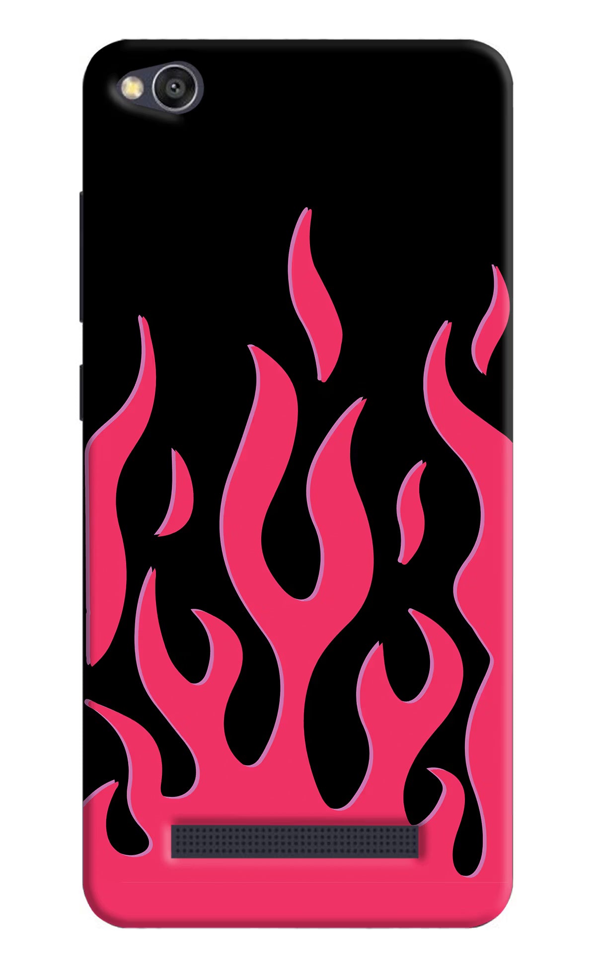 Fire Flames Redmi 4A Hard Case Back Cover by Casekaro