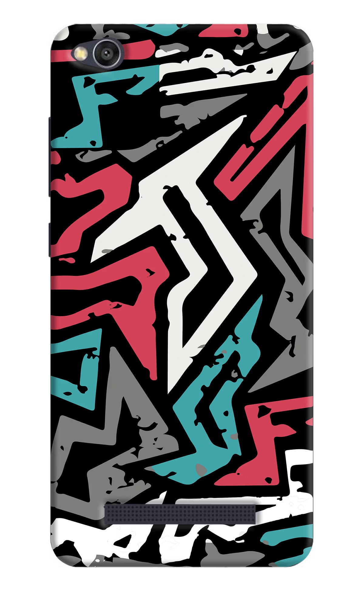 Geometric Graffiti Redmi 4A Hard Case Back Cover by Casekaro