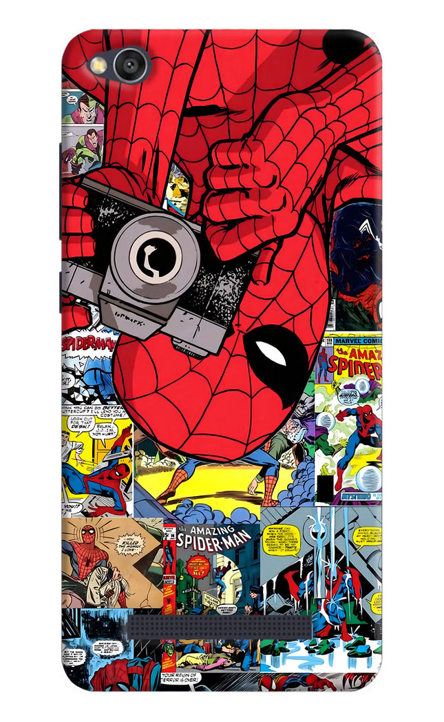 Spider Man Redmi 4A Hard Case Back Cover by Casekaro