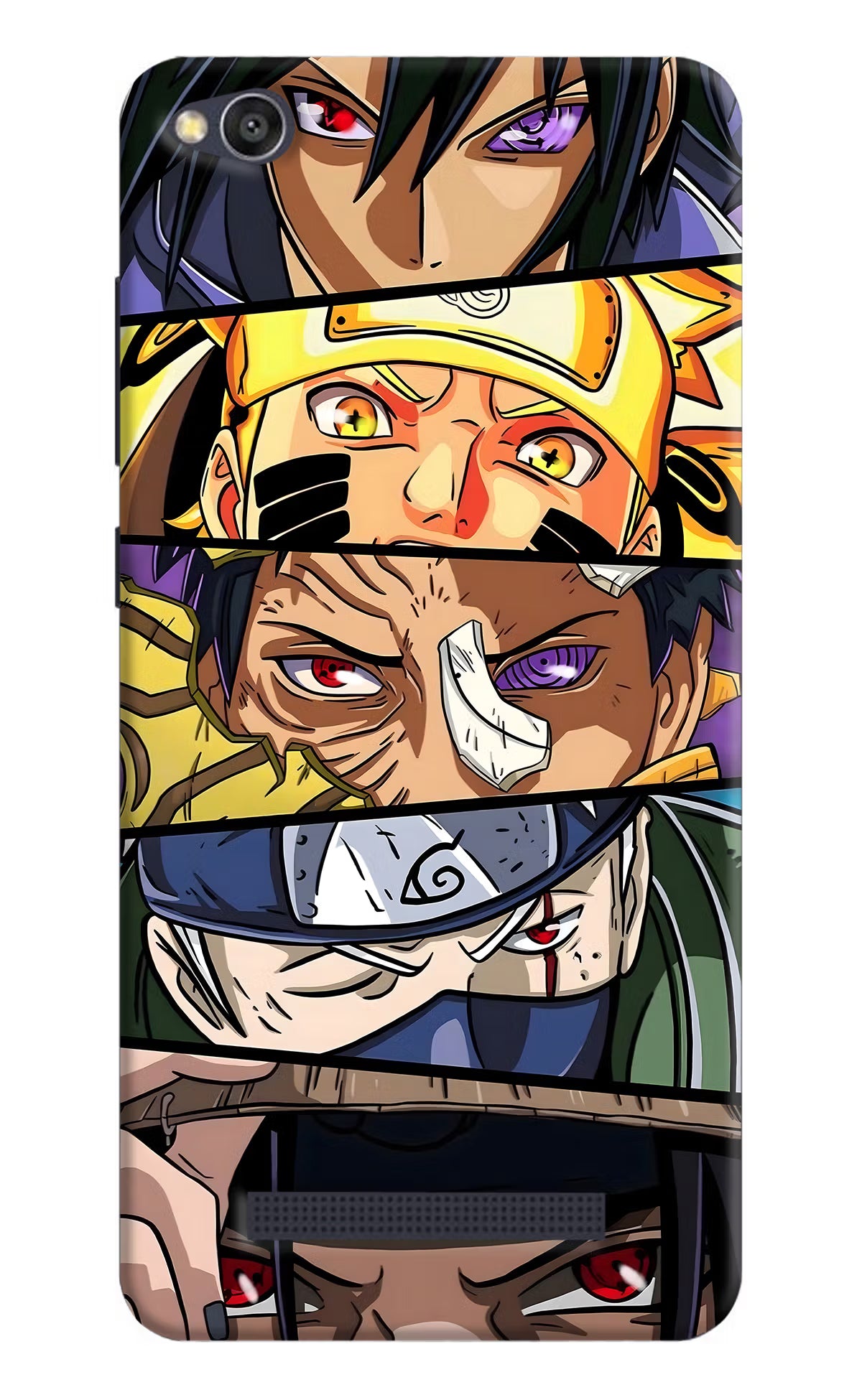 Naruto Character Redmi 4A Hard Case Back Cover by Casekaro