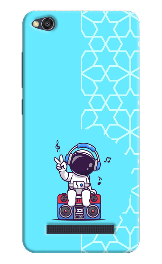 Cute Astronaut Chilling Redmi 4A Hard Case Back Cover by Casekaro