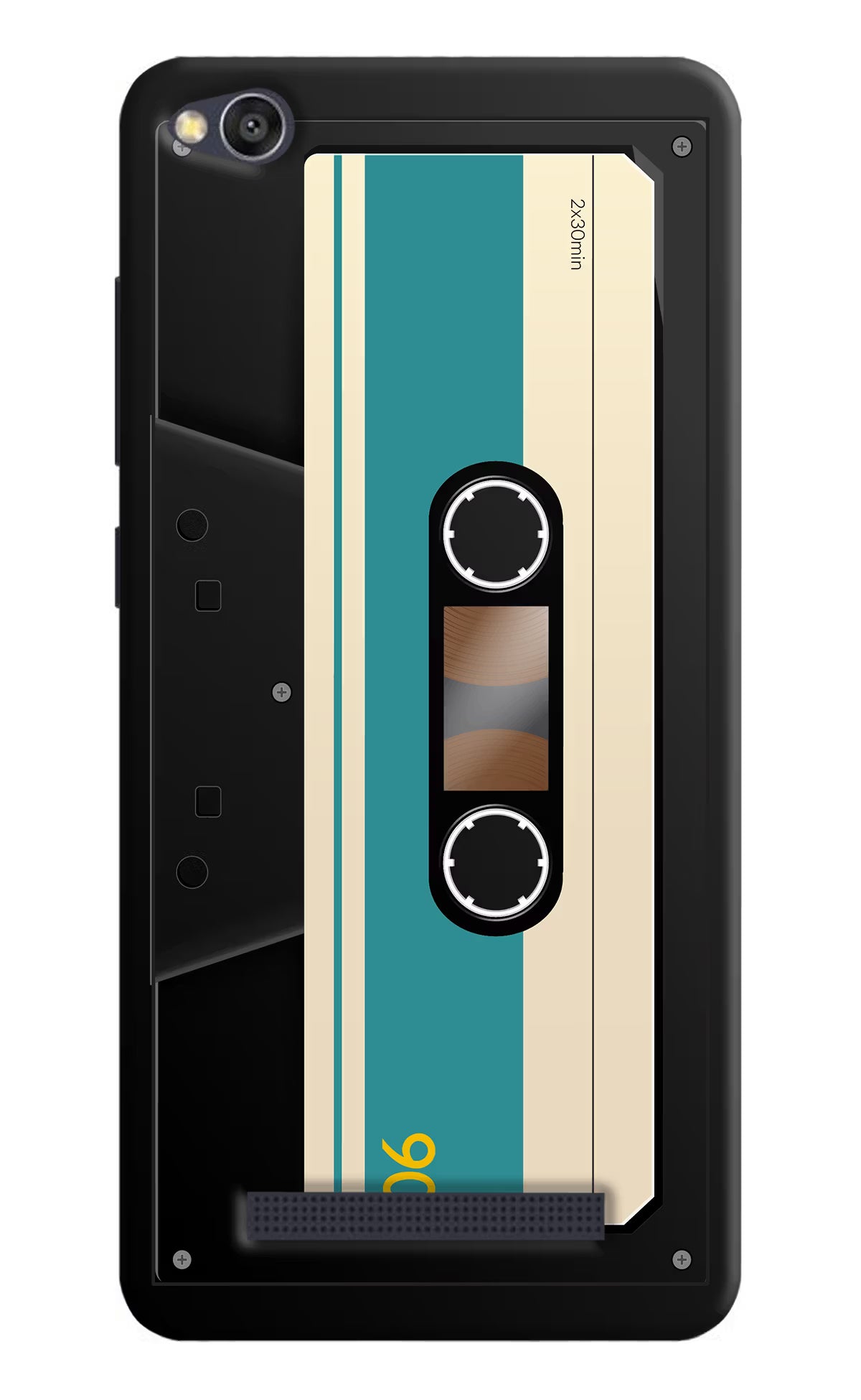 Cassette Redmi 4A Hard Case Back Cover by Casekaro