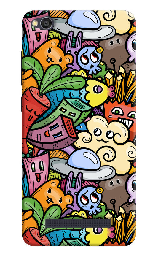 Veggie Doodle Redmi 4A Hard Case Back Cover by Casekaro