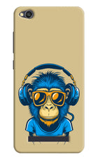 Monkey Headphone Redmi 4A Hard Case Back Cover by Casekaro