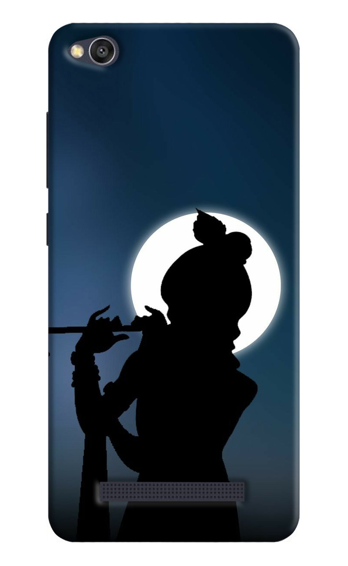 Shri Krishna Silhouette Redmi 4A Back Cover