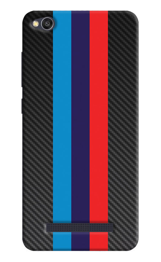 BMW Stripes Pattern Redmi 4A Hard Case Back Cover by Casekaro