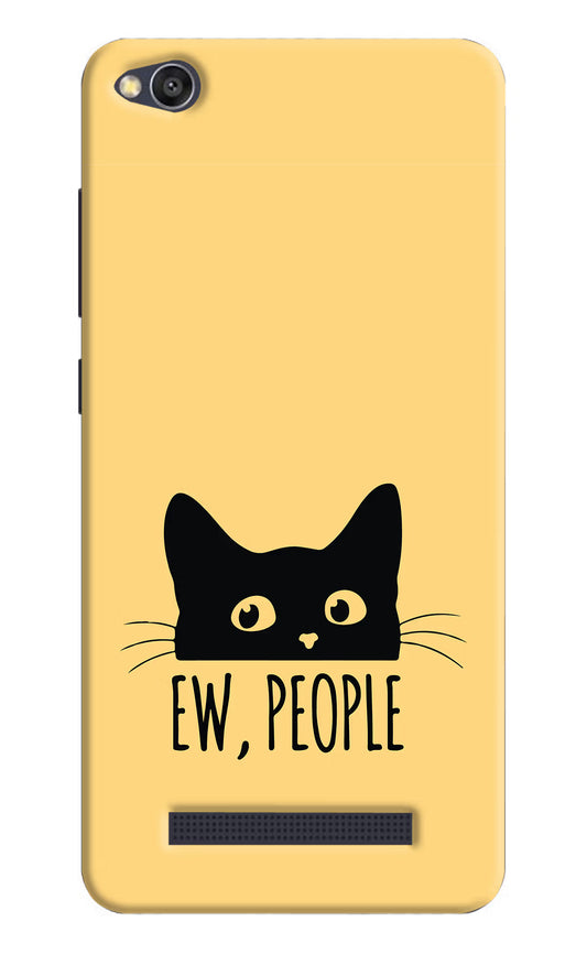 Ew People Catitude Redmi 4A Hard Case Back Cover by Casekaro