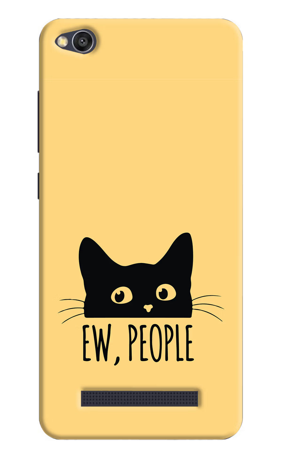 Ew People Catitude Redmi 4A Back Cover, Hard case