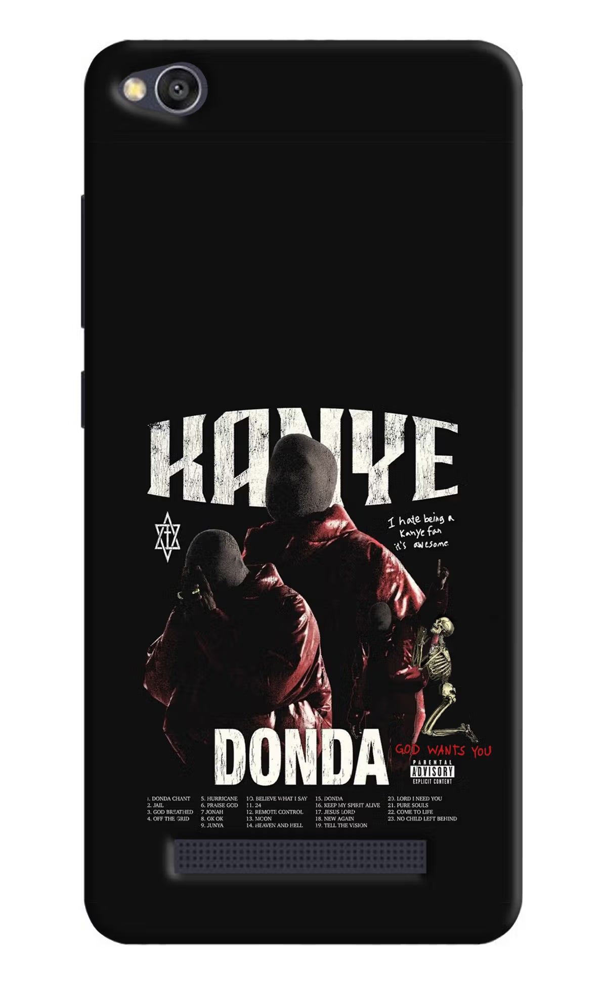 Donda Kanye West Redmi 4A Hard Case Back Cover by Casekaro