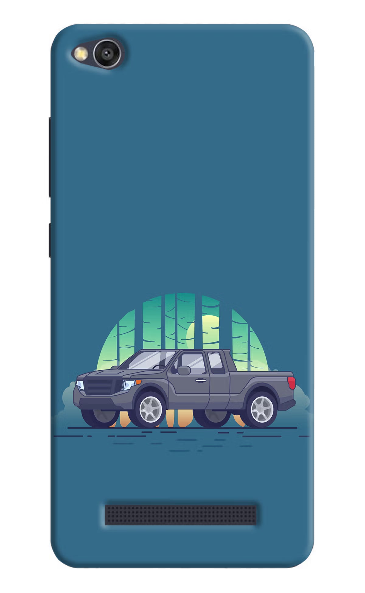 Retro Garage Vibe Redmi 4A Hard Case Back Cover by Casekaro