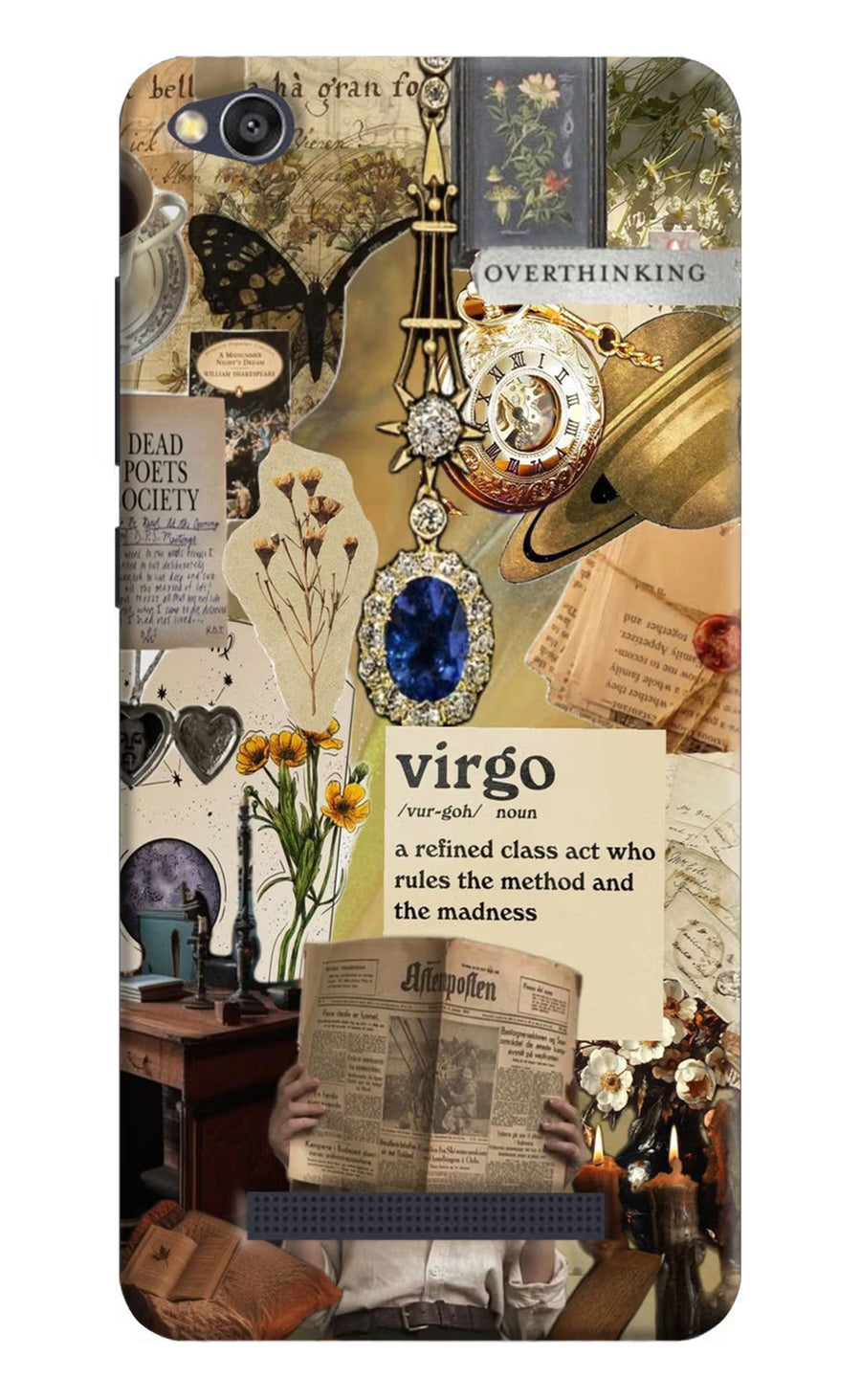 Virgo Zodiac Redmi 4A Back Cover, Hard case