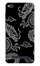 Twin Dragons Redmi 4A Hard Case Back Cover by Casekaro
