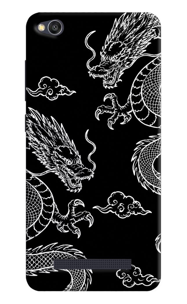 Twin Dragons Redmi 4A Hard Case Back Cover by Casekaro