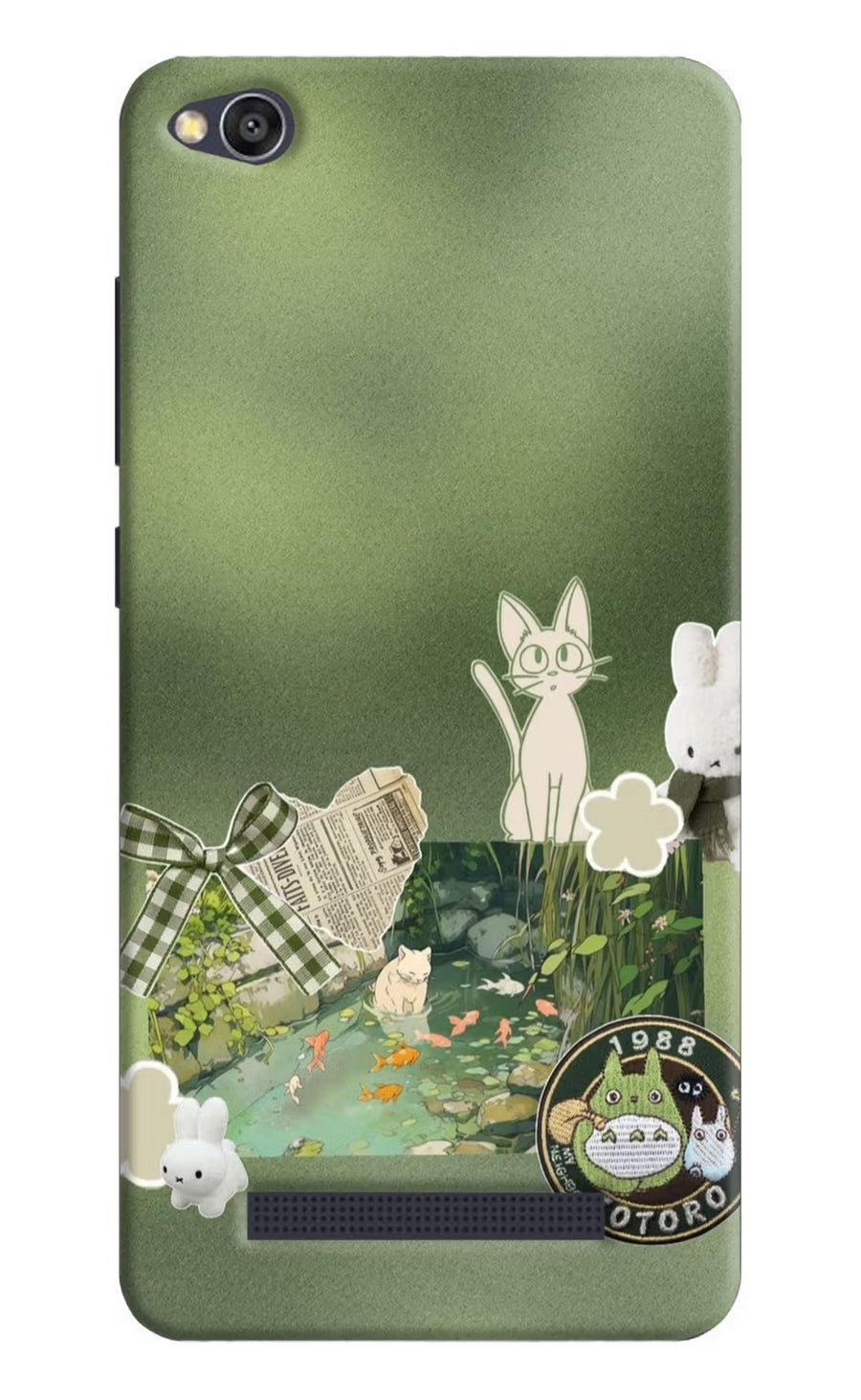 Aesthetic anime Redmi 4A Back Cover, Hard case