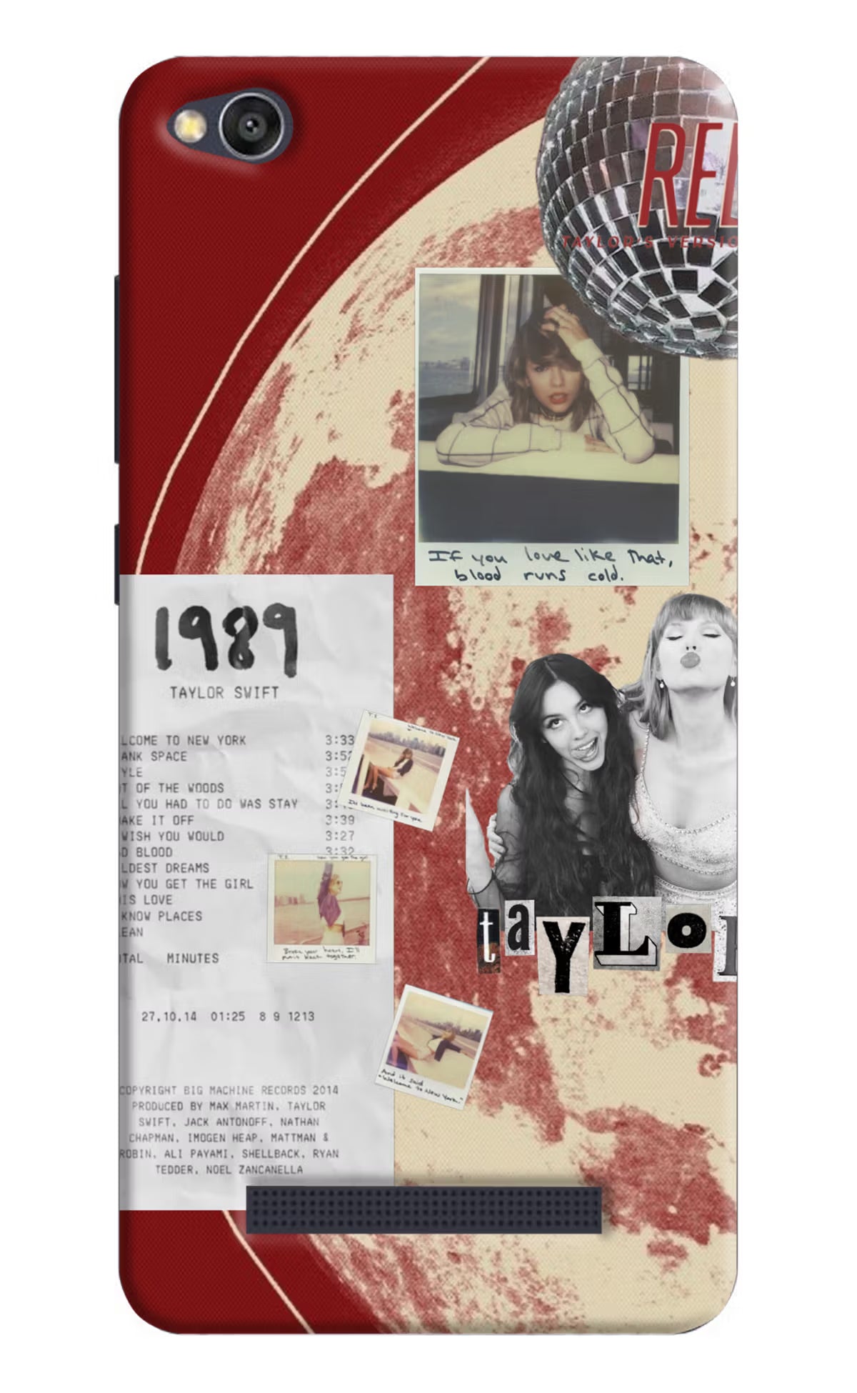 Taylor Swift Redmi 4A Back Cover