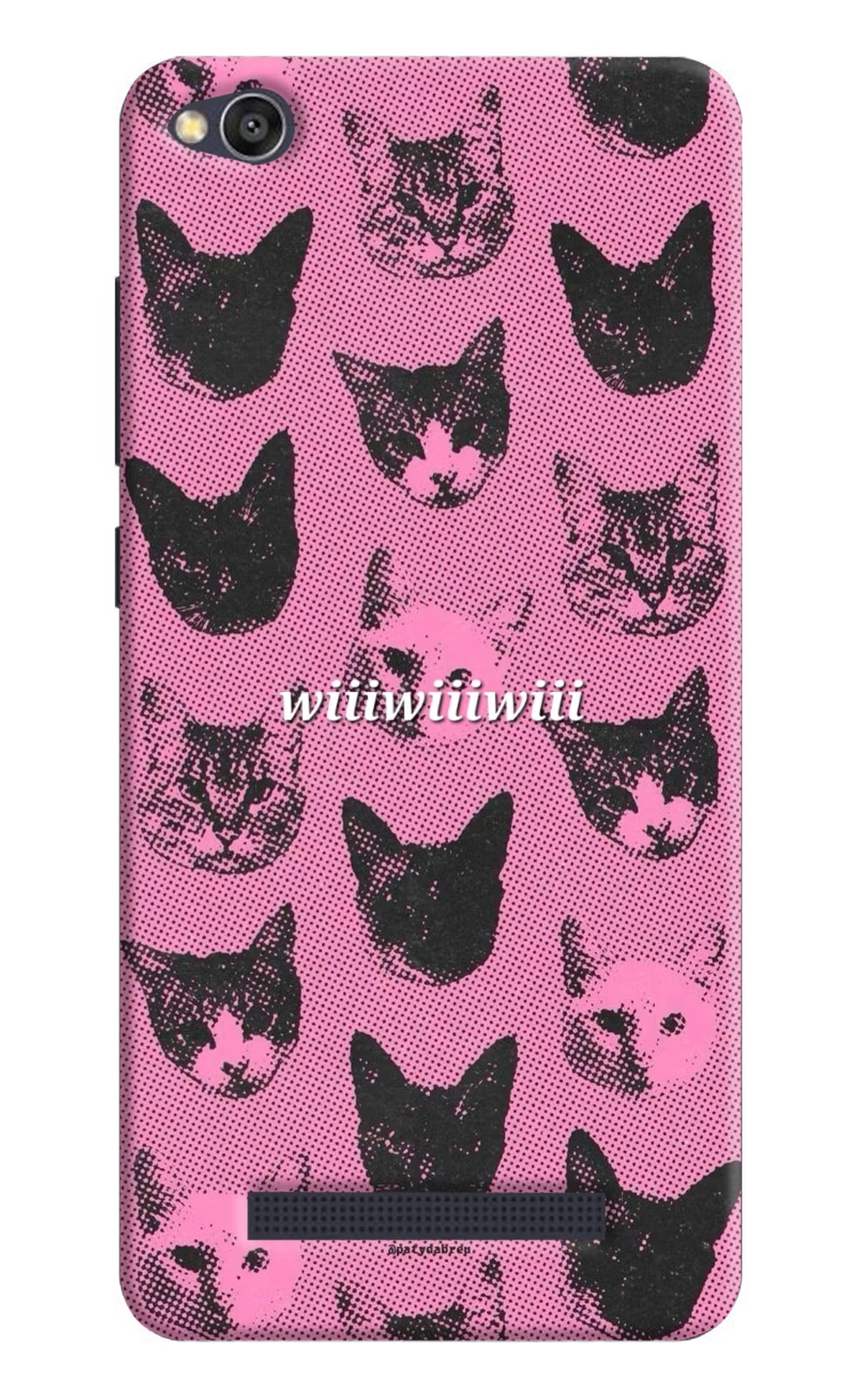 Pink Cats Redmi 4A Back Cover