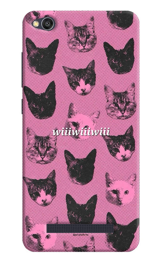 Pink Cats Redmi 4A Back Cover