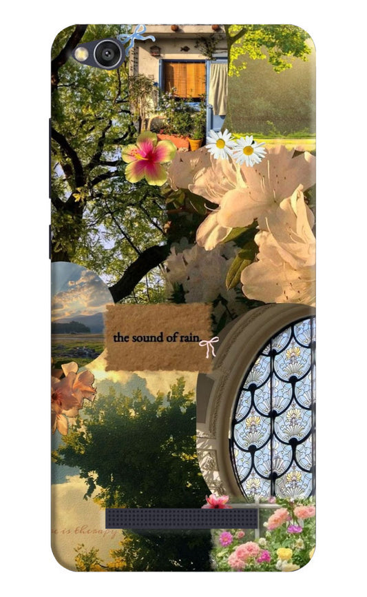 Rain Redmi 4A Hard Case Back Cover by Casekaro