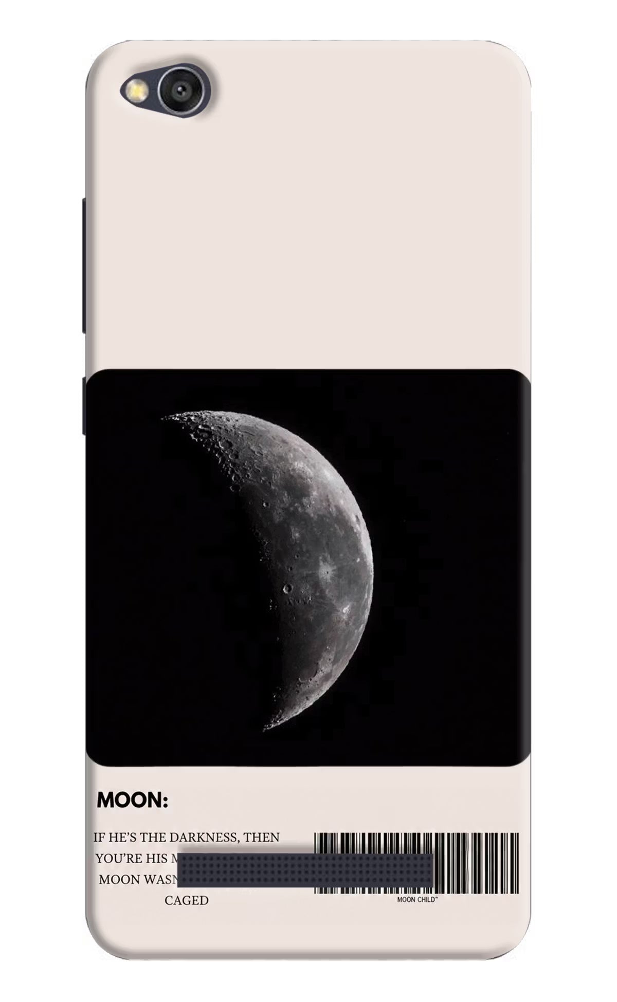 Moon Phase Redmi 4A Back Cover