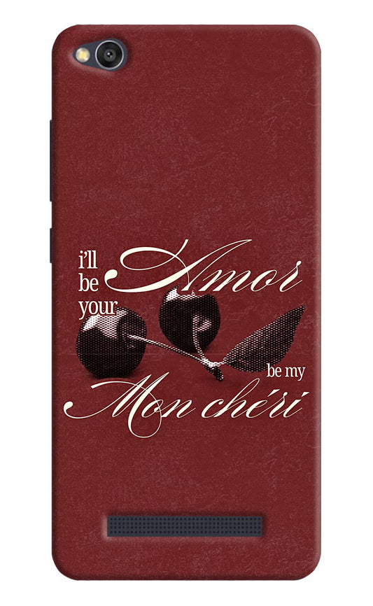 Velvet Cherry Redmi 4A Back Cover