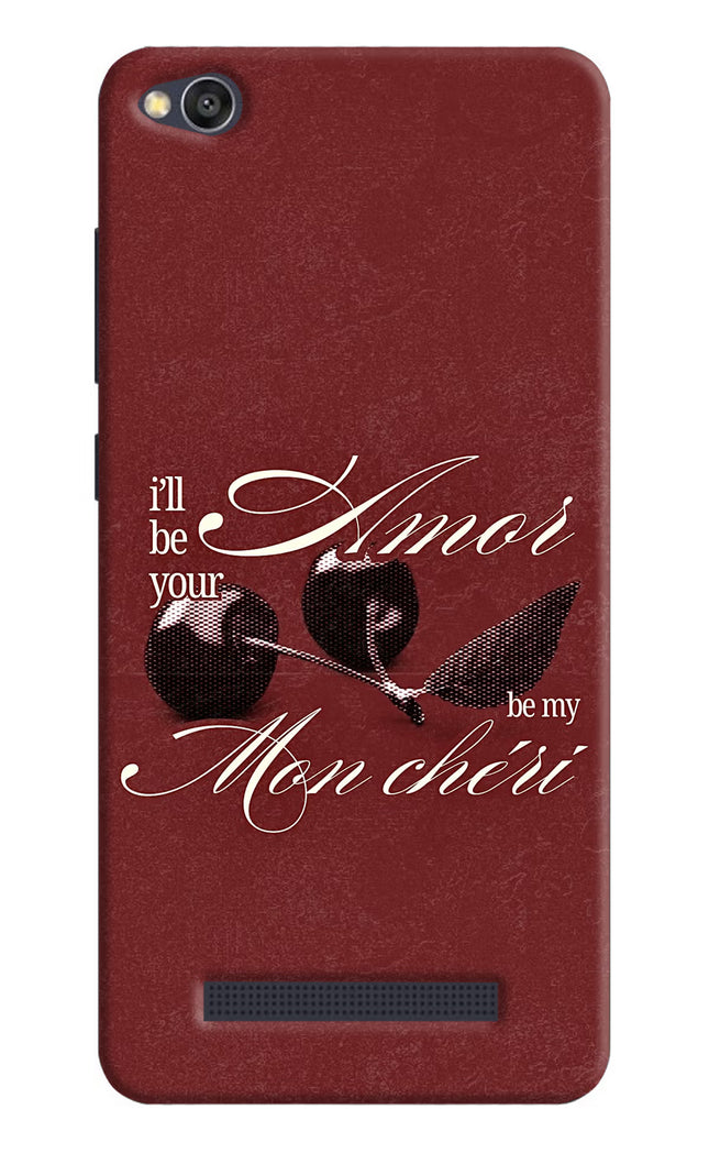 Velvet Cherry Redmi 4A Hard Case Back Cover by Casekaro