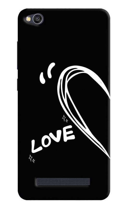 Love Line Redmi 4A Hard Case Back Cover by Casekaro