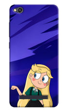 Star Glow Redmi 4A Hard Case Back Cover by Casekaro
