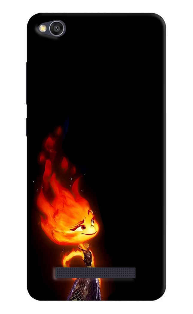 Ember Flame Redmi 4A Hard Case Back Cover by Casekaro