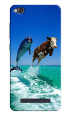 Dolphin vs Cow Redmi 4A Hard Case Back Cover by Casekaro
