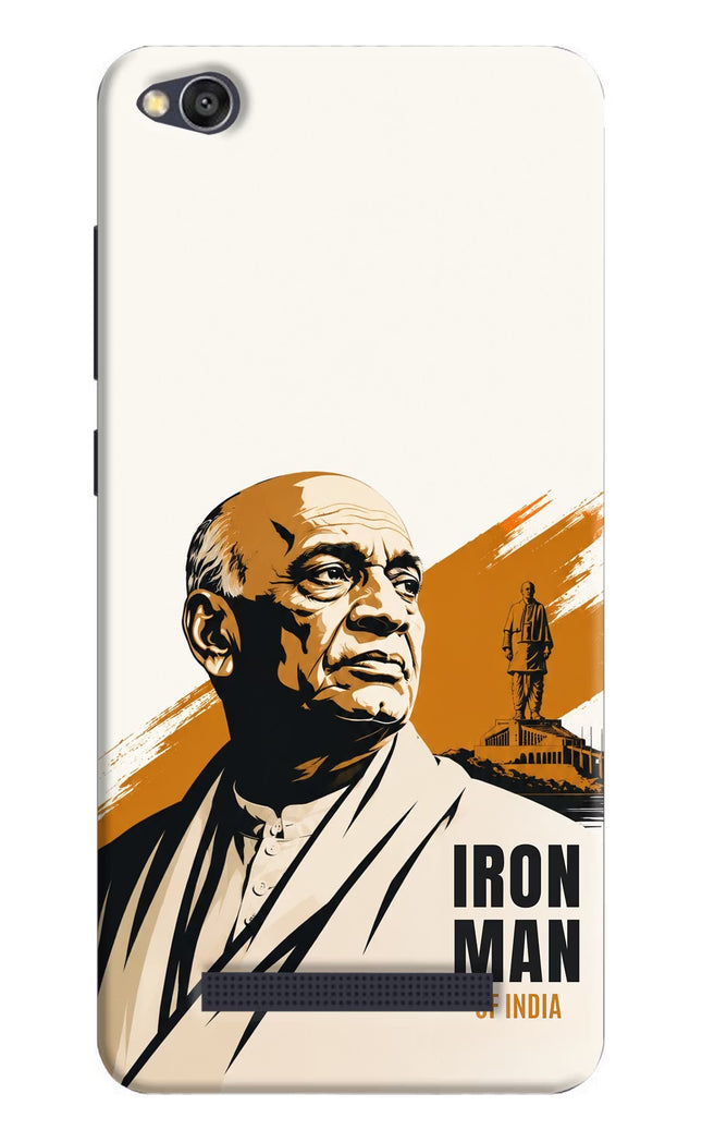 Sardar Patel Iron Will Redmi 4A Hard Case Back Cover by Casekaro