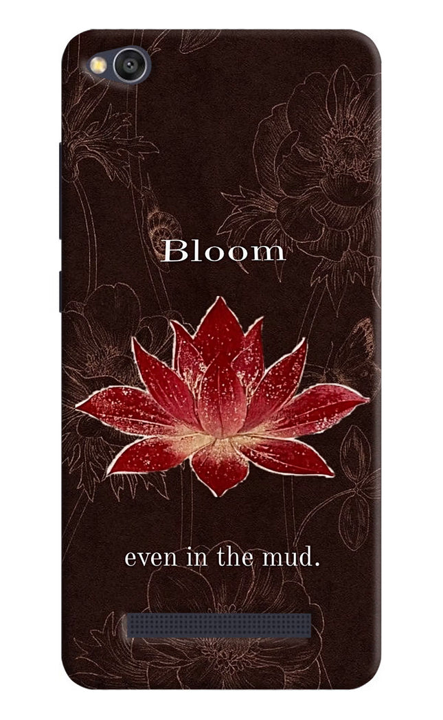 Bloom Redmi 4A Hard Case Back Cover by Casekaro