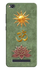 Om & Lotus Redmi 4A Back Cover