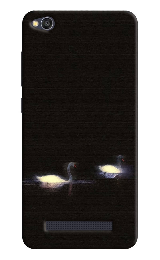 Silent Swans Redmi 4A Hard Case Back Cover by Casekaro