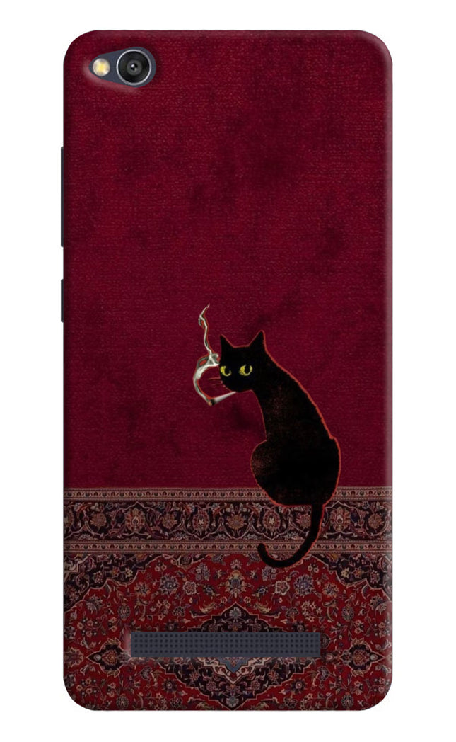 Midnight Cat Redmi 4A Hard Case Back Cover by Casekaro