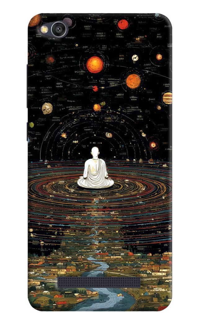 Space Monk Redmi 4A Hard Case Back Cover by Casekaro