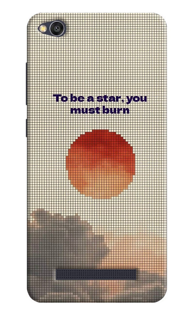 Pixel Sun Redmi 4A Hard Case Back Cover by Casekaro