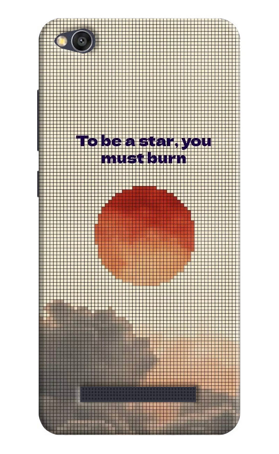Pixel Sun Redmi 4A Back Cover, Hard case